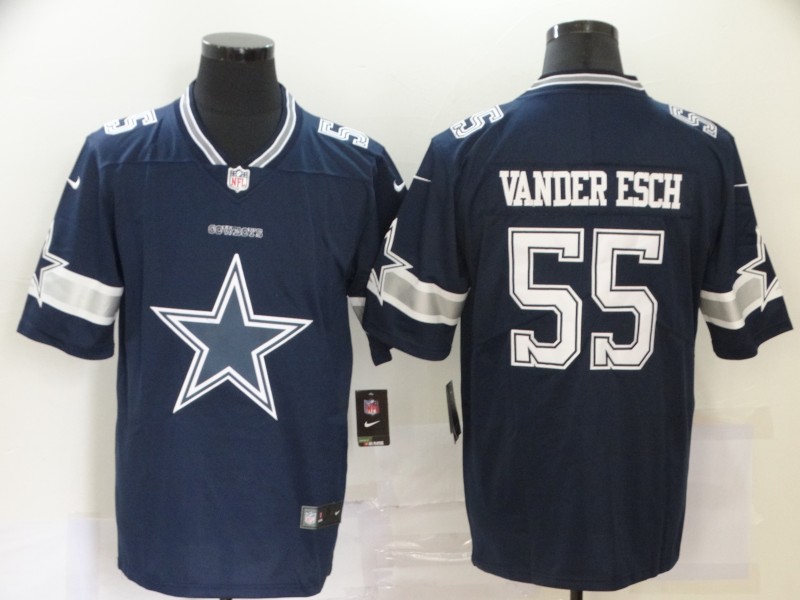 Men's Dallas Cowboys Leighton Vander Esch #55 Navy Jersey
